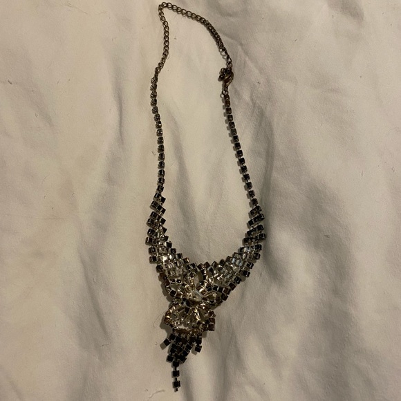 Faux Rhinestone Necklace - Picture 3 of 3
